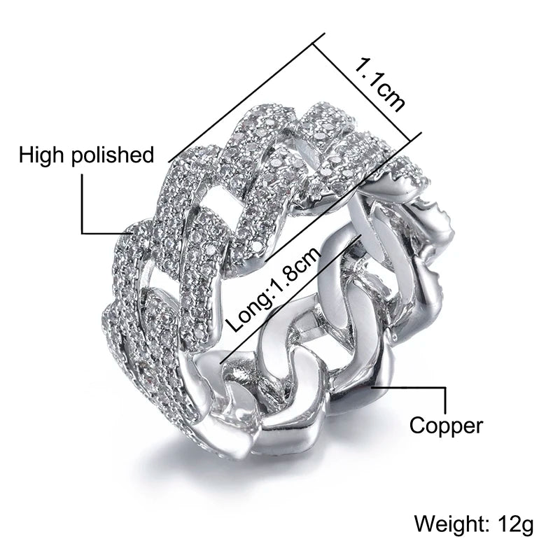 The Cuban Prong Ring