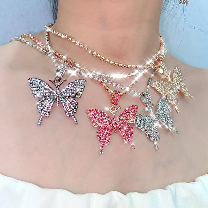 Butterfly Pendant Necklace