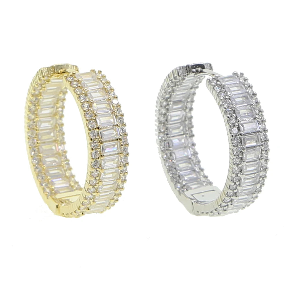 Zoe Crystal Hoops