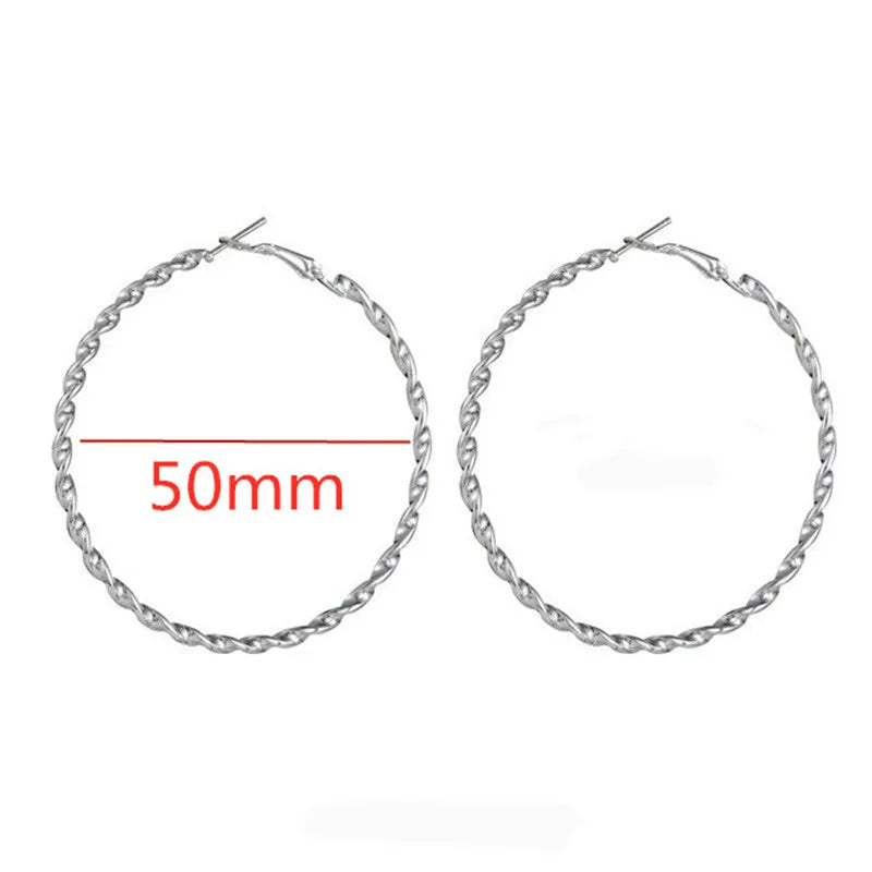 Large Hoop Earrings