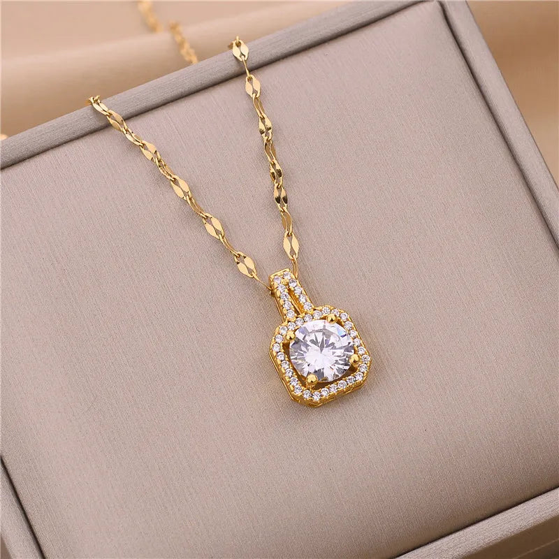 Staci's Square Necklace