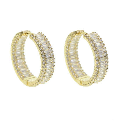 Zoe Crystal Hoops