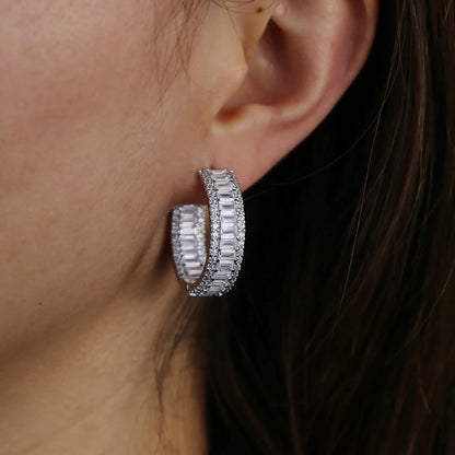 Zoe Crystal Hoops