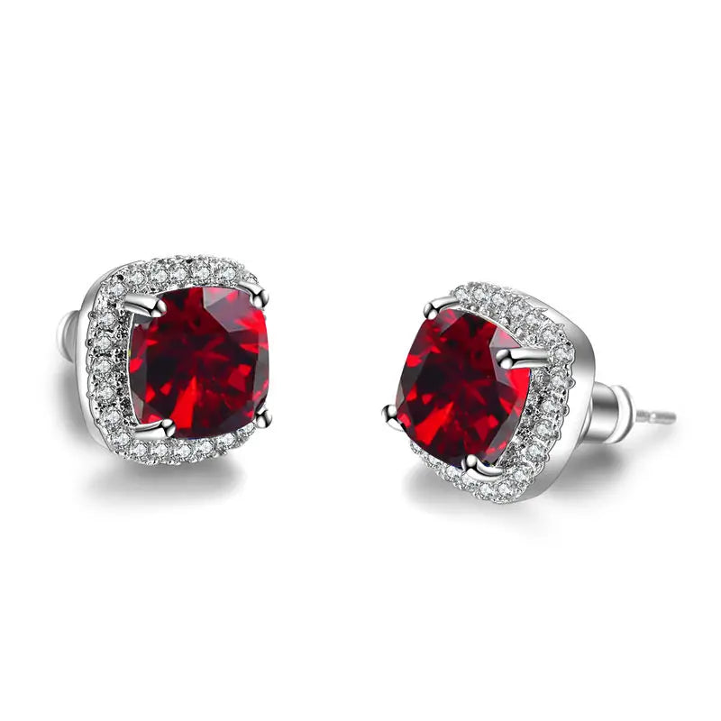 Luxury Crystal Stud Earrings