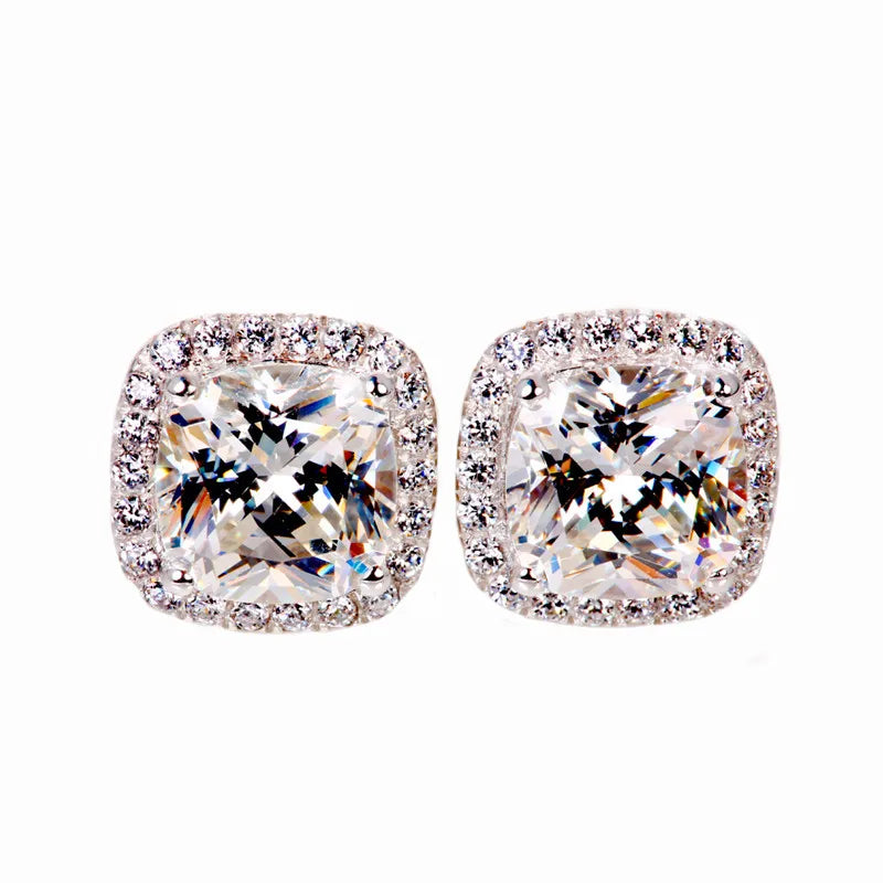 Luxury Crystal Stud Earrings