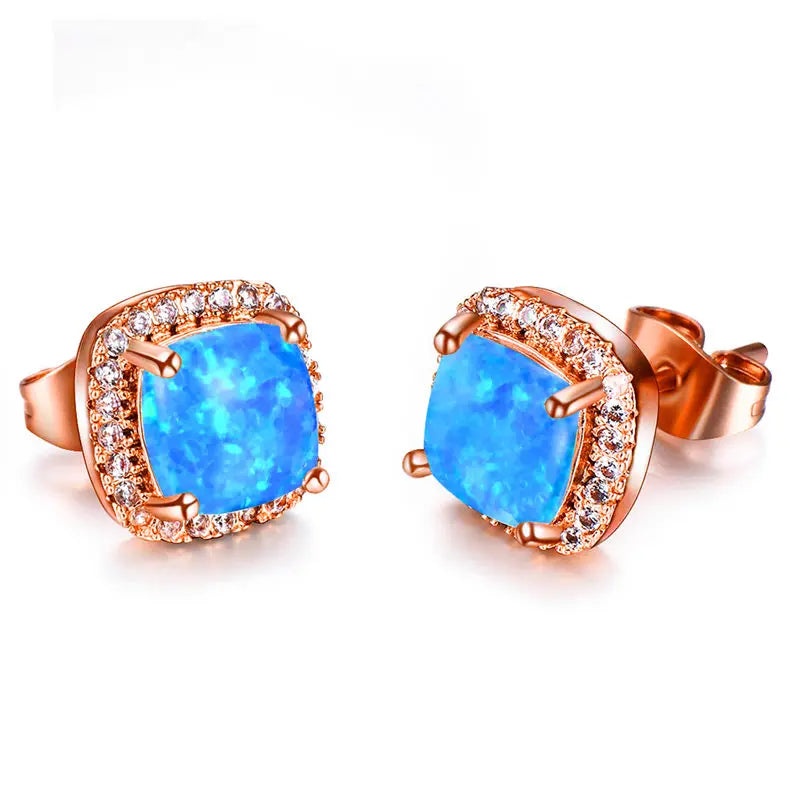 Luxury Crystal Stud Earrings