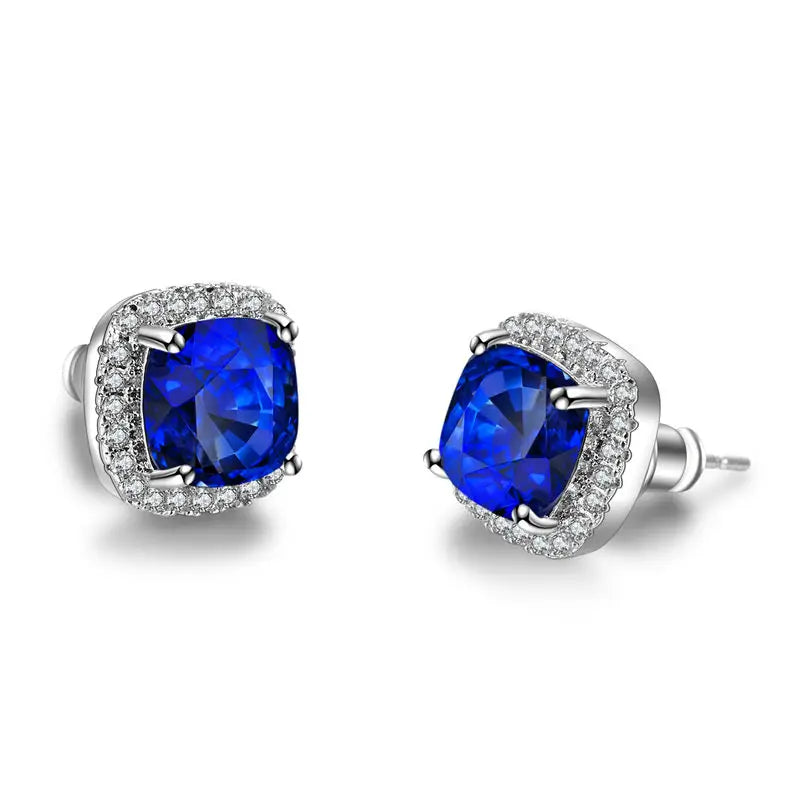 Luxury Crystal Stud Earrings
