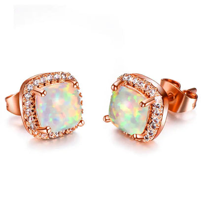 Luxury Crystal Stud Earrings