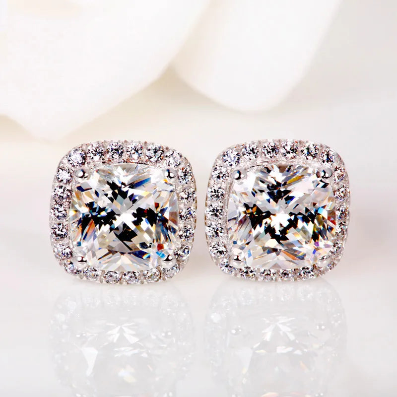 Luxury Crystal Stud Earrings
