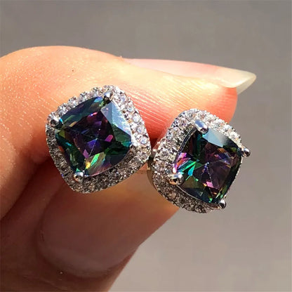 Luxury Crystal Stud Earrings