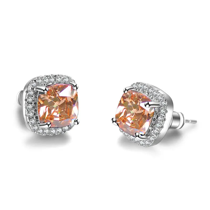 Luxury Crystal Stud Earrings