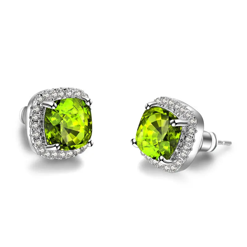 Luxury Crystal Stud Earrings