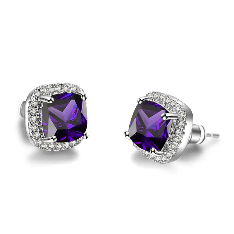 Luxury Crystal Stud Earrings