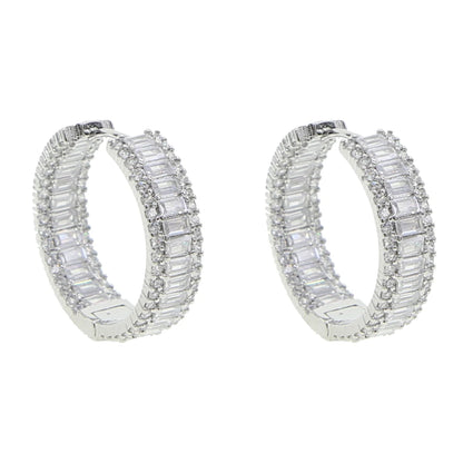 Zoe Crystal Hoops