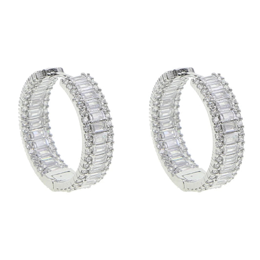 Zoe Crystal Hoops