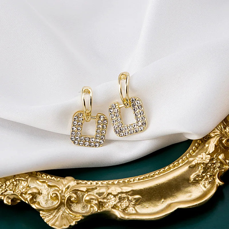 Belize Square Stud Earrings