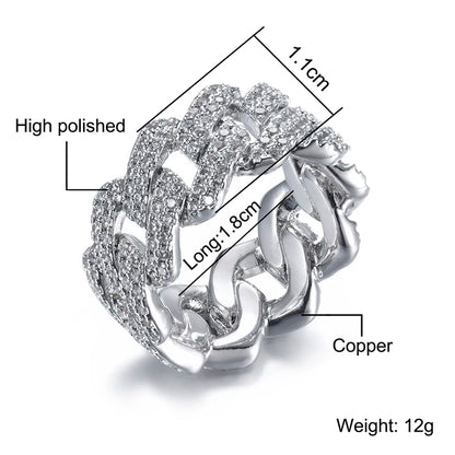 The Cuban Prong Ring