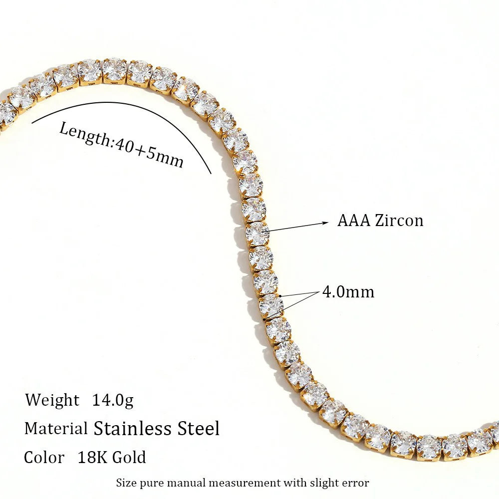 Minimalist Choker Chain Necklace