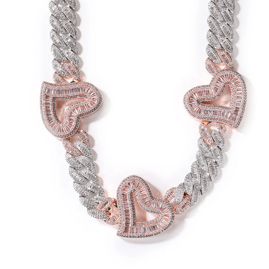 Frosted Heart Necklace