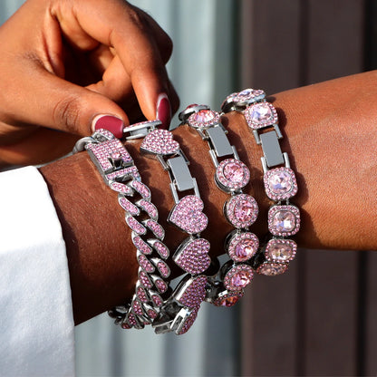 Pink Bracelet Set