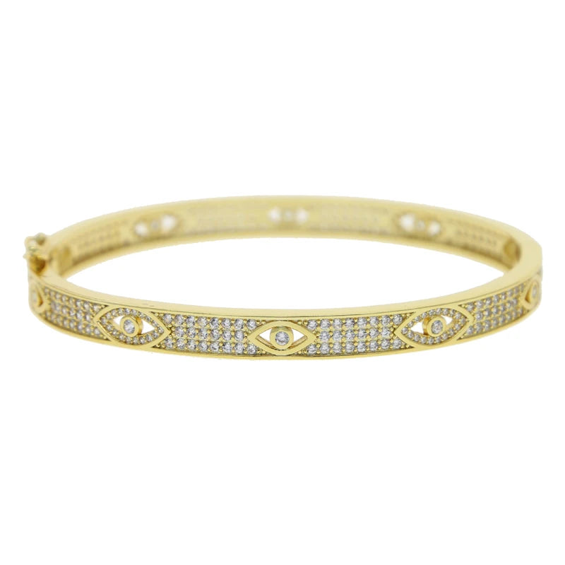 Evil Eye Bangle Bracelet