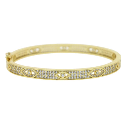 Evil Eye Bangle Bracelet