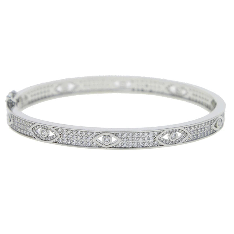 Evil Eye Bangle Bracelet