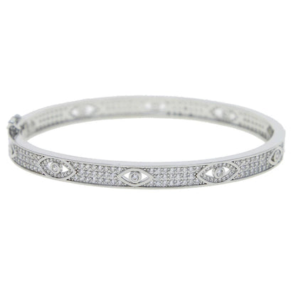 Evil Eye Bangle Bracelet