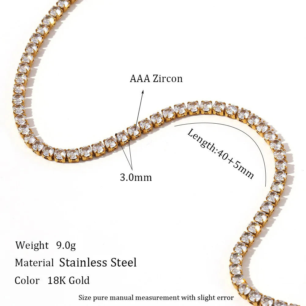 Minimalist Choker Chain Necklace
