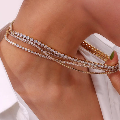 Minimalist Choker Chain Necklace