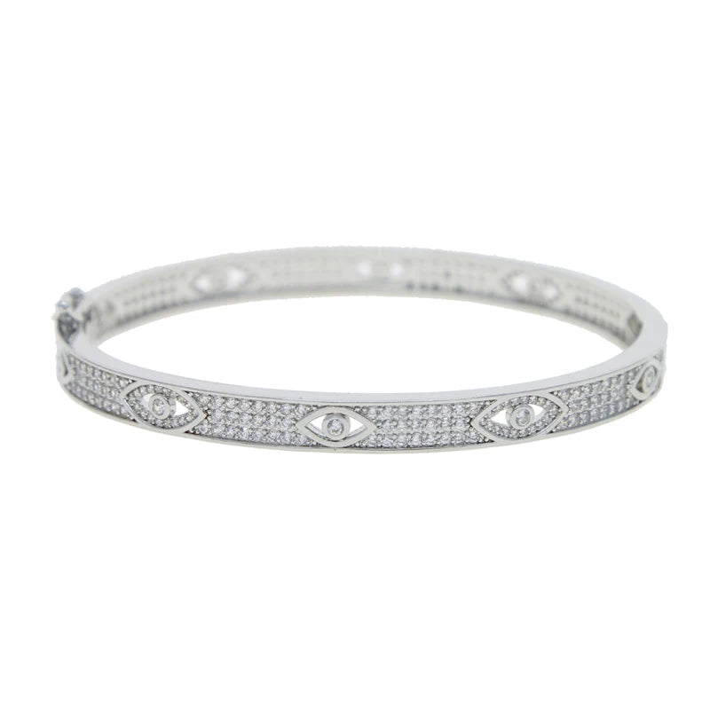 Evil Eye Bangle Bracelet