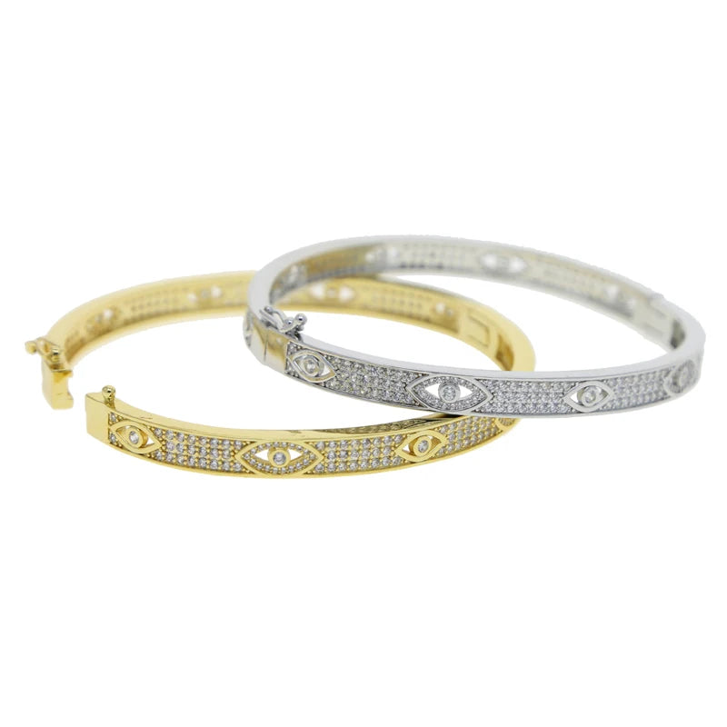 Evil Eye Bangle Bracelet