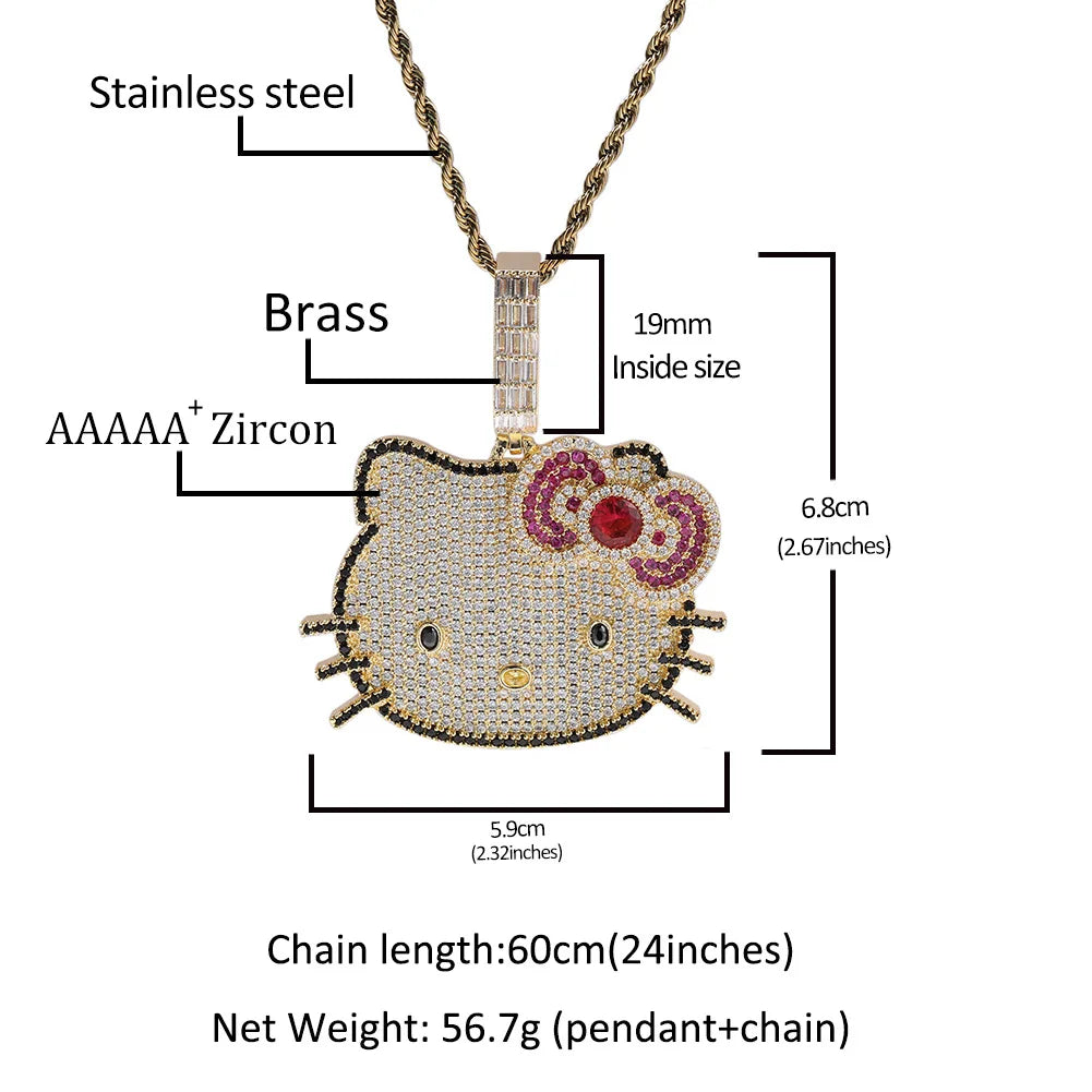 Hello Kitty Pendant Necklace