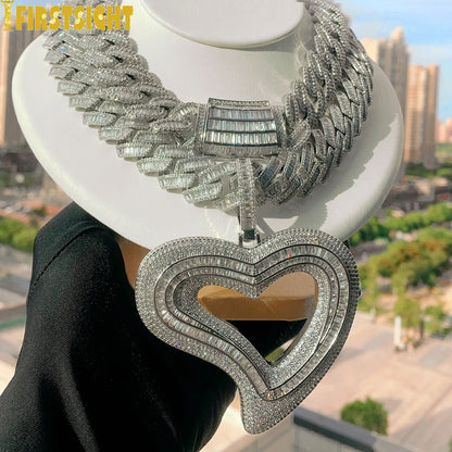 Hollow Heart Pendant Necklace