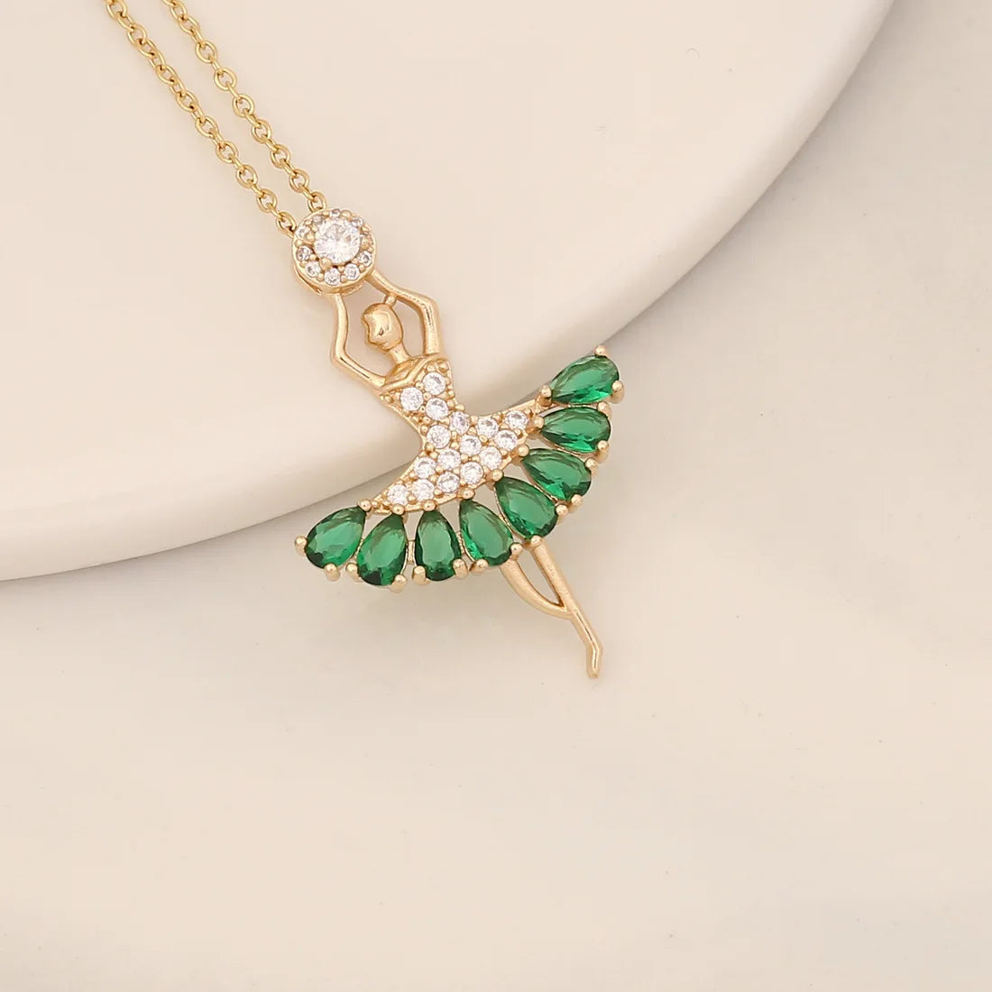 Emerald Goddess Necklace