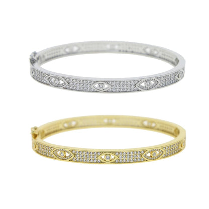 Evil Eye Bangle Bracelet