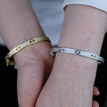 Evil Eye Bangle Bracelet