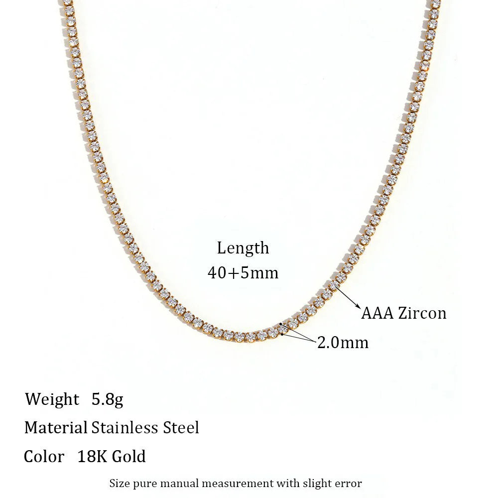 Minimalist Choker Chain Necklace