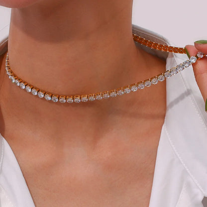 Minimalist Choker Chain Necklace